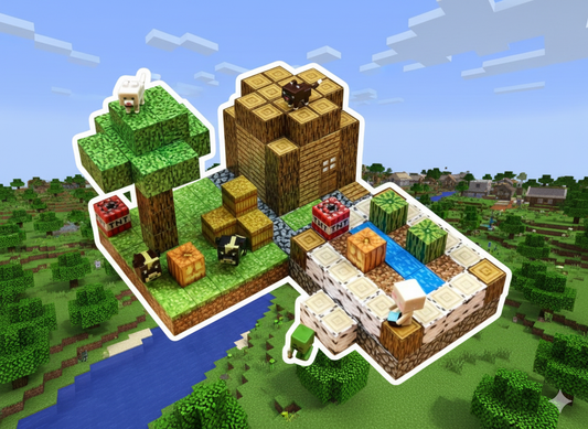 Zestaw Domek osadnika z ogródkiem - 192 szt.