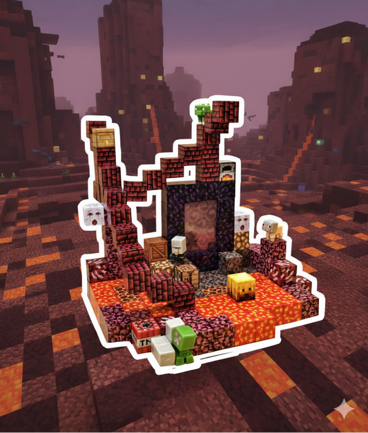 Zestaw Świat Nether - 132 szt.